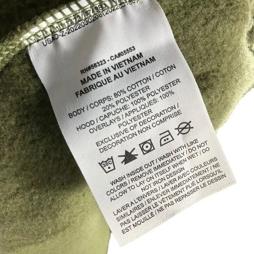 Nike Hoodie Womens S Green Sportswear Icon Clash 1/4 Zip Oversized DQ7147 Sporty